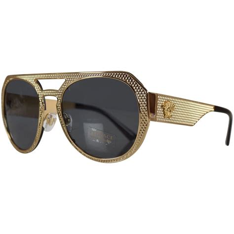 black case versace sunglasses|men's Versace sunglasses with gold.